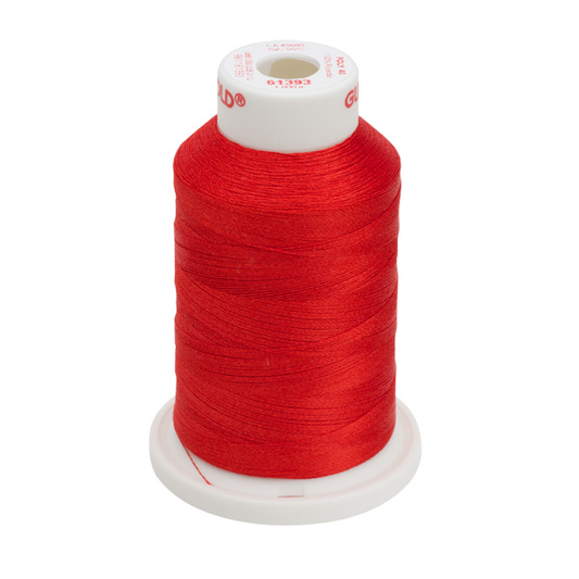 Gunold Embroidery Thread - POLY 40 - 1000m - 61393 - Red