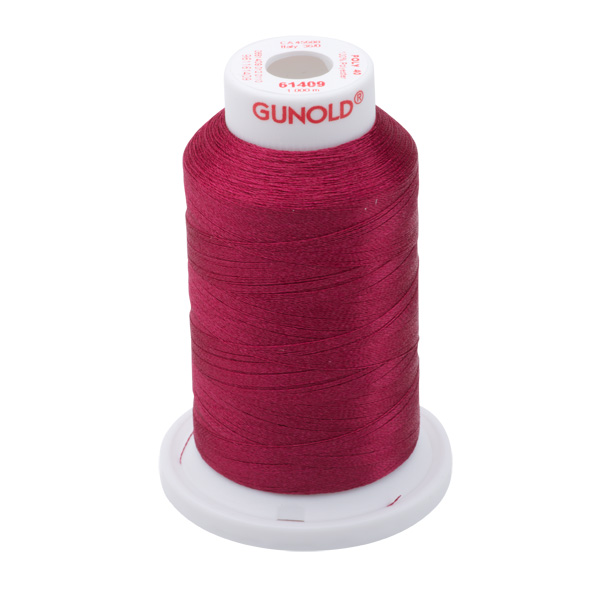 Gunold Embroidery Thread - POLY 40 - 1000m - 61409 - Violet