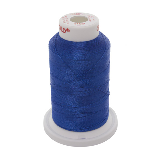 Gunold Embroidery Thread - POLY 40 - 1000m - 61425 - Med. Sapphire