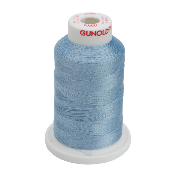 Gubold Embroidery Thread - POLY 40 - 1000m - 61431 - Sky Blue