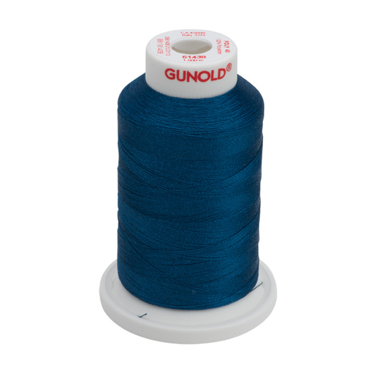 Gunold Embroidery Thread - POLY 40 - 1000m - 61438 - Ultramarine Blue