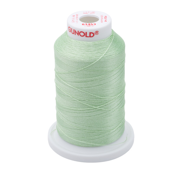Gunold Embroidery Thread - POLY 40 - 1000m - 61453 - Light Mint Green