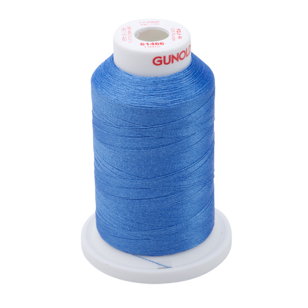 Gunold Embroidery Thread - POLY 40 - 1000m - 61466 - Cerulean Blue