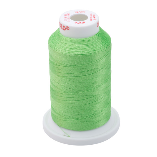 Gunold Embroidery Thread - POLY 40 - 1000m - 61510 - Lime Green
