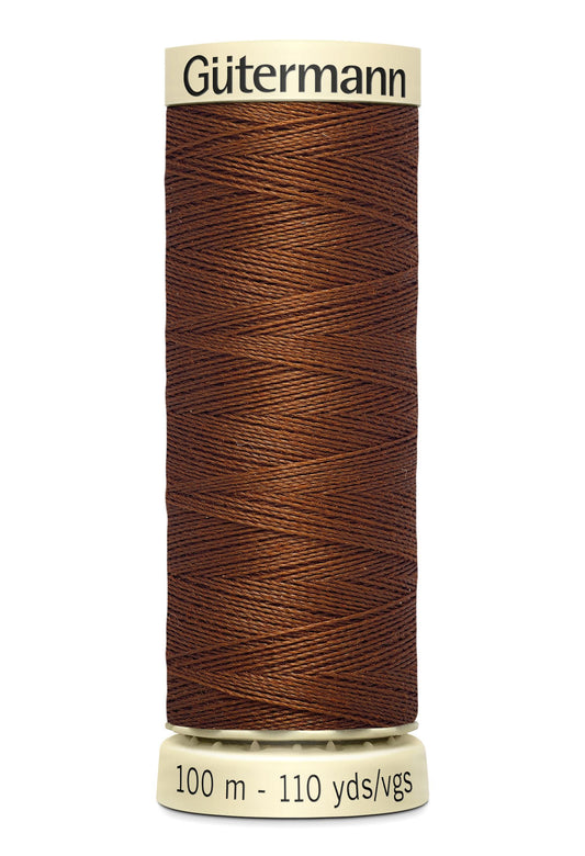 Gütermann Creativ Sew-all Thread 100m Colour Number: 650 - Light Chocolate Brown