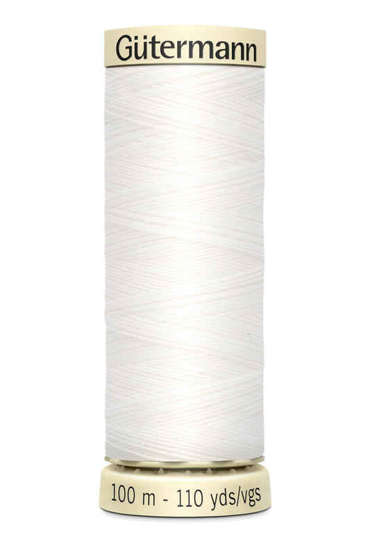Gütermann Creativ Sew-all Thread 100m Colour Number: 800 - White