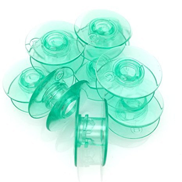 Husqvarna Viking Bobbins Green Plastic 10-pk 413182545