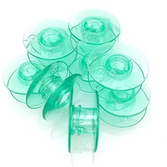Husqvarna Viking Bobbins Green Plastic 10-pk 413182545