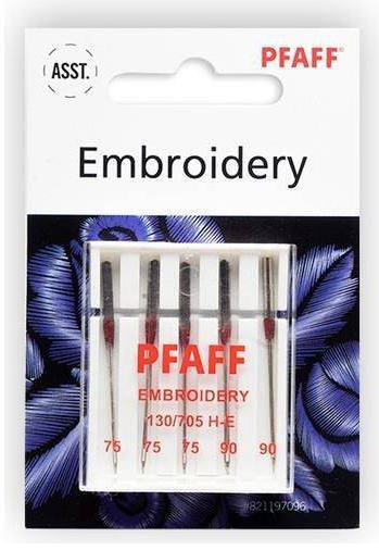 PFAFF Embroidery Needle 130/705 H-E Size Asst
