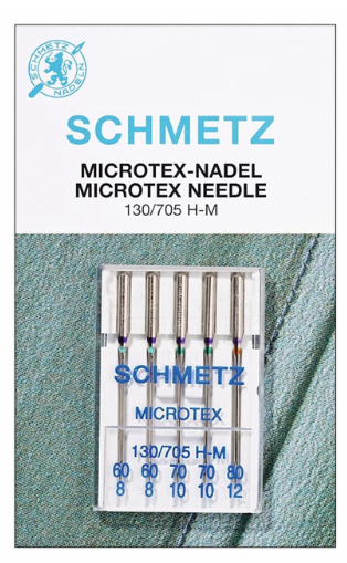 Schmetz Microtex Needle 130/705 H-M Sizes Assort