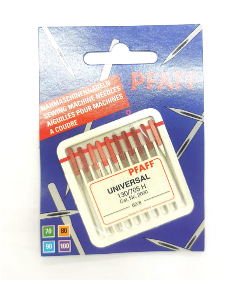 PFAFF Universal Sewing Machine Needles - 130/705 H Size 60/8