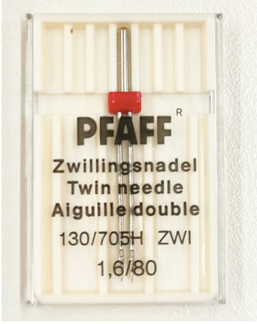 PFAFF Twin Needle 130/705H ZWI Size 1.6/80