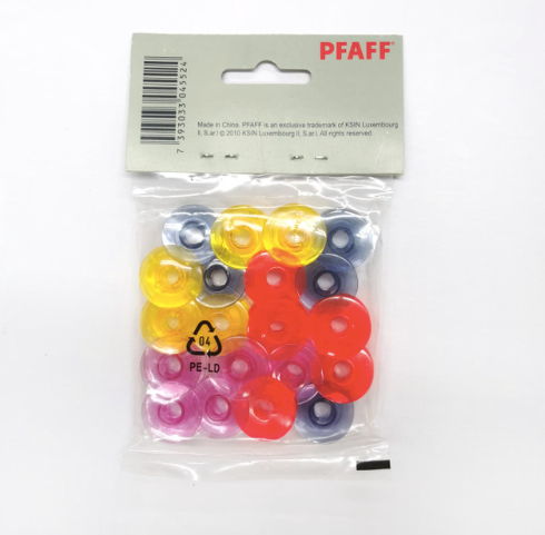 Monet Bobbins 20-PK PFAFF Packaged Grp J - Watercolor 820905096