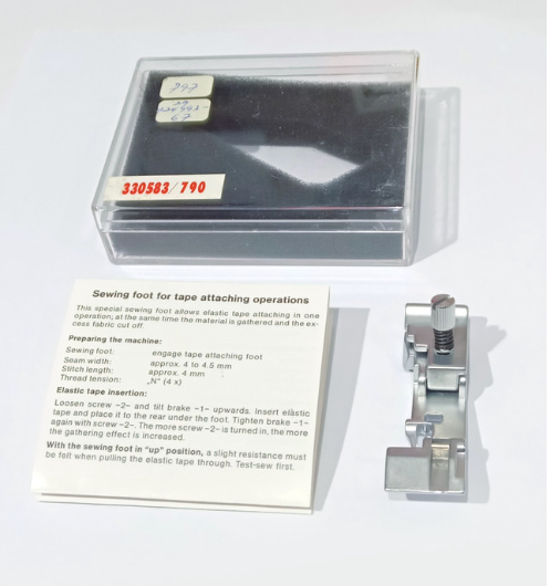 PFAFF Sewing foot for attaching operation 29924993/67