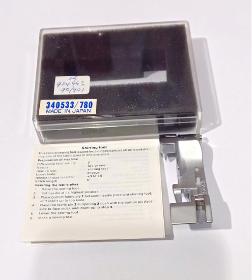 PFAFF Shirring foot 2992499370901