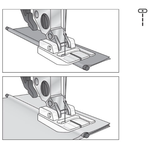 PFAFF Piping Foot for IDT Presser Foot 820532096