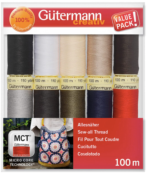 Gütermann Creativ Sew-all Thread Set - Art. 734006 Col. 1