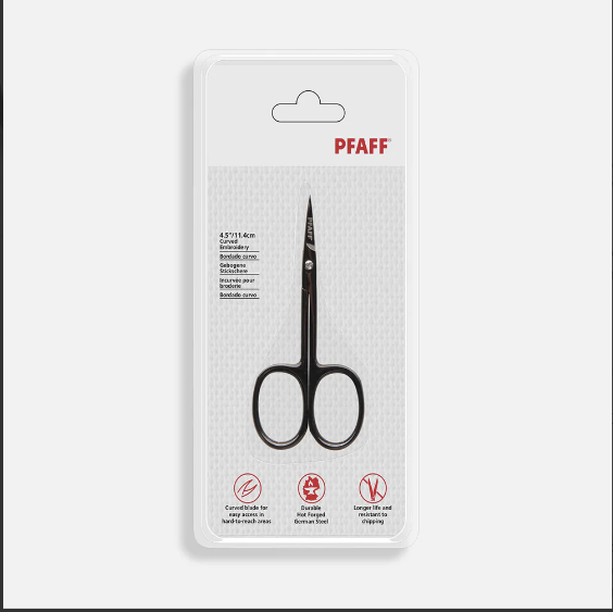 PFAFF® 3.5in/8.9cm Curved Embroidery Scissor  821288996