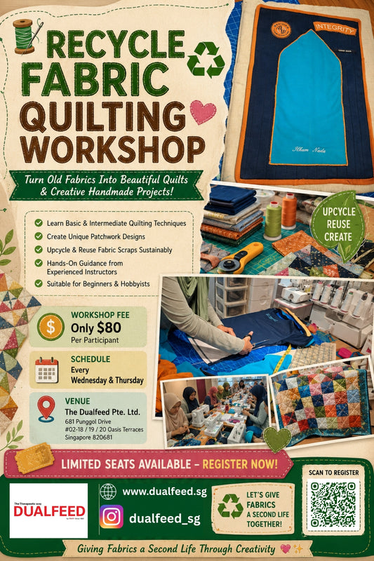 Dualfeed Recycle Fabric Quilting Workshop Sign-in