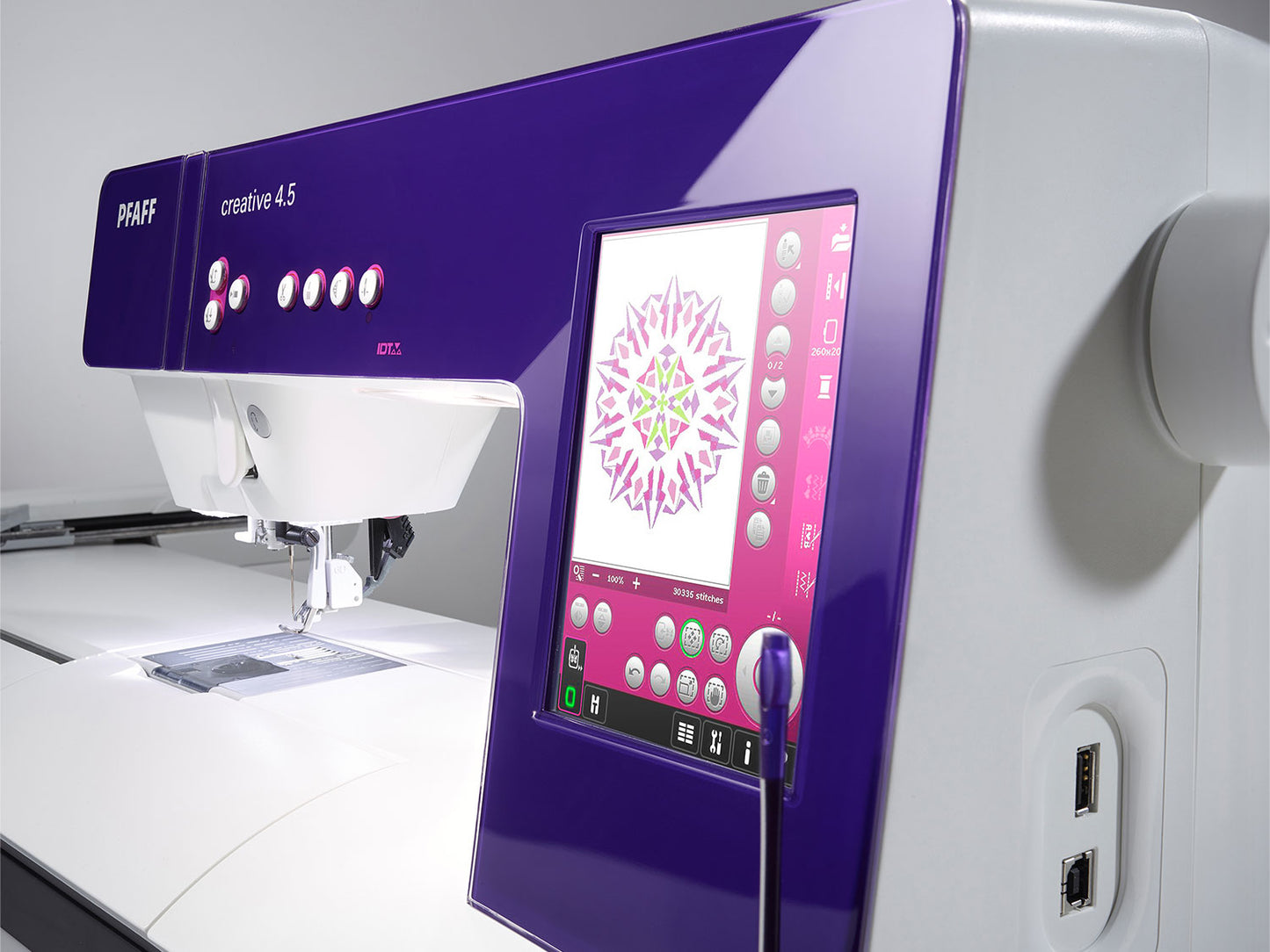 PFAFF Creative™ 4.5 Sewing & Embroidery Machine